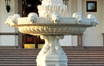 Sandstone fountain